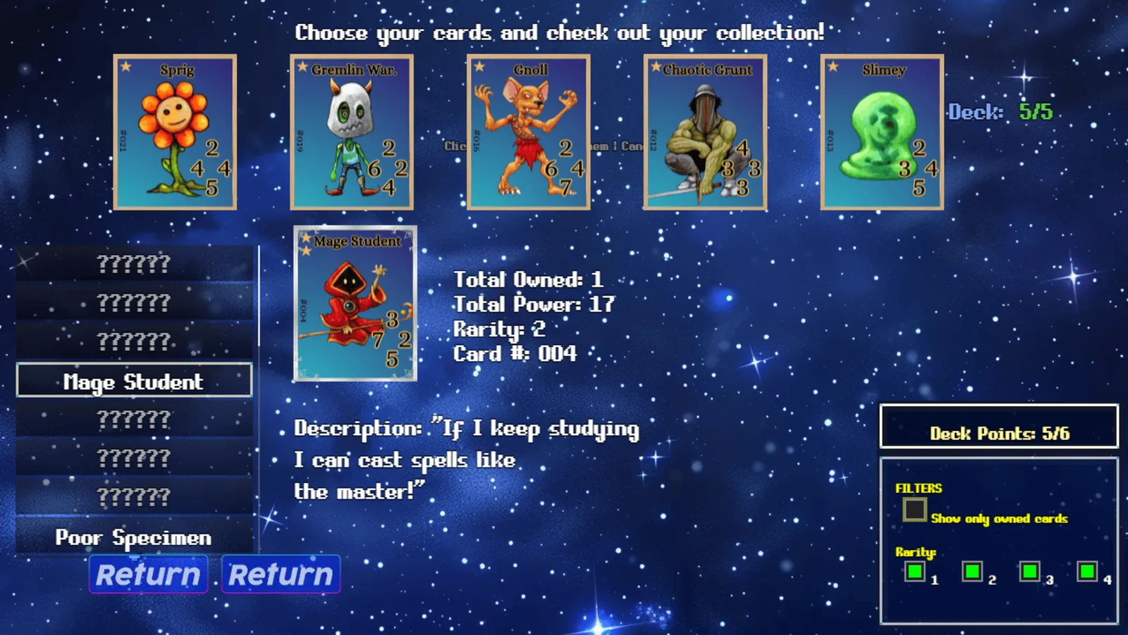 Build your collection